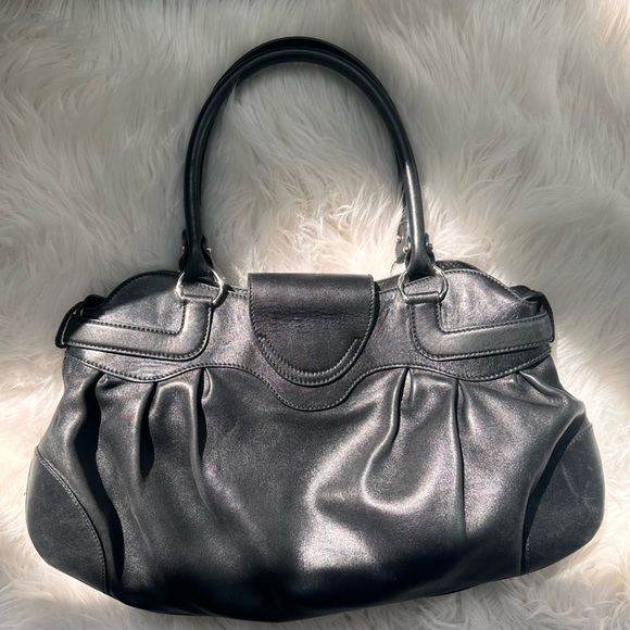 Black Leather Ferragamo Handbag - Picture 8 of 15